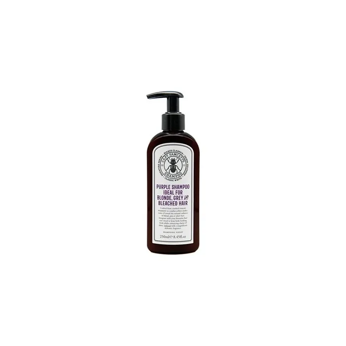 Captain Fawcett Tinting Shampoo For Gray And White Hair Purple Shampoo 250 Ml