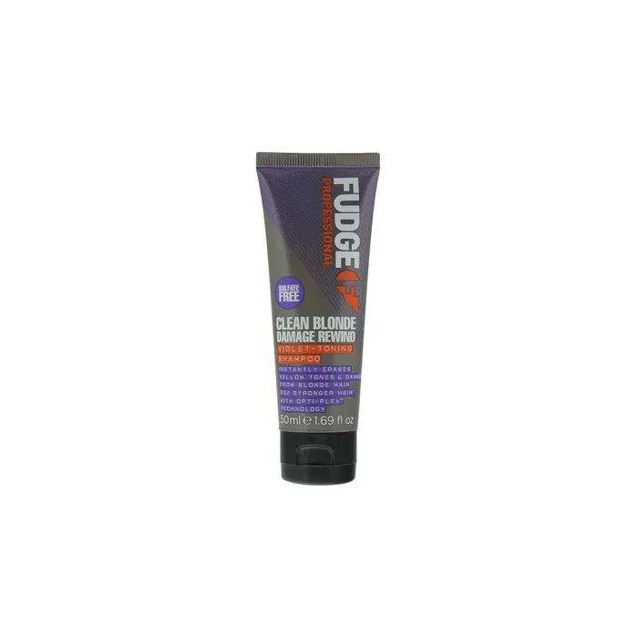 Fudge Professional Clean Blonde Damage Rewind Violettoning Shampoo 50ml Unisex