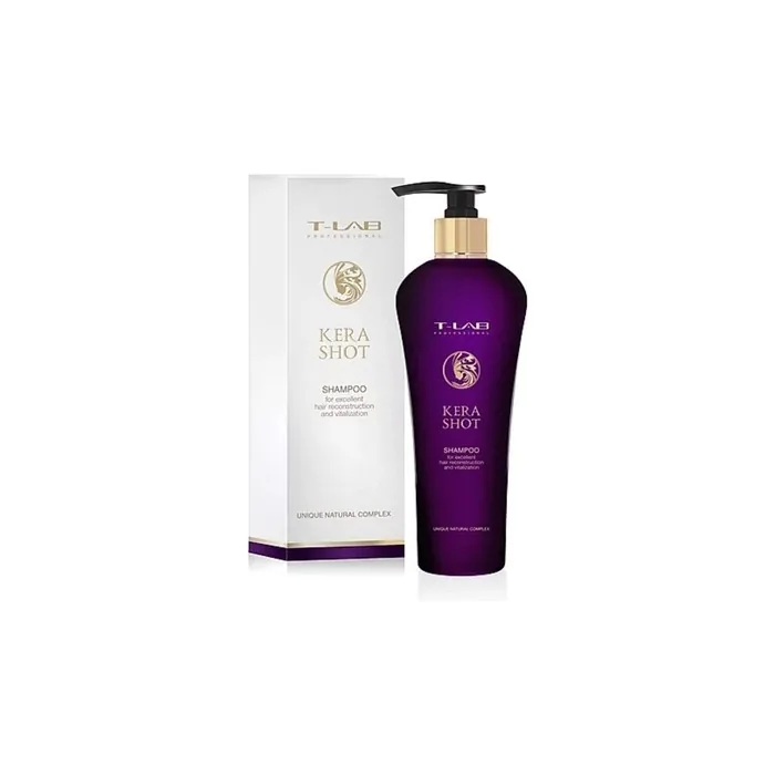 T-LAB Professional Coco Therapy Shampoo 300ml Complete Hair Restoration and Intensive Scalp Regeneration Renewing Shampoo