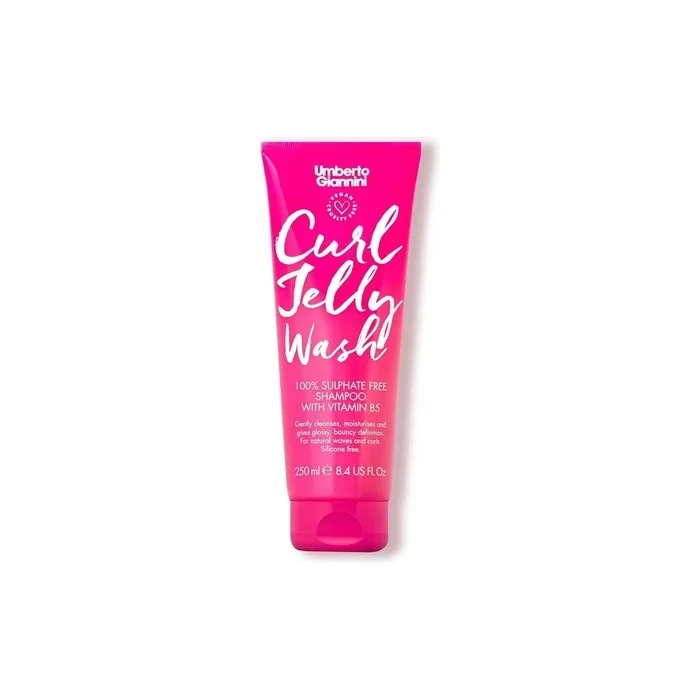 Umberto Giannini Curl Jelly Wash Vegan Cruelty Free Sulphate Free Shampoo for Curly or Wavy Hair 250ml