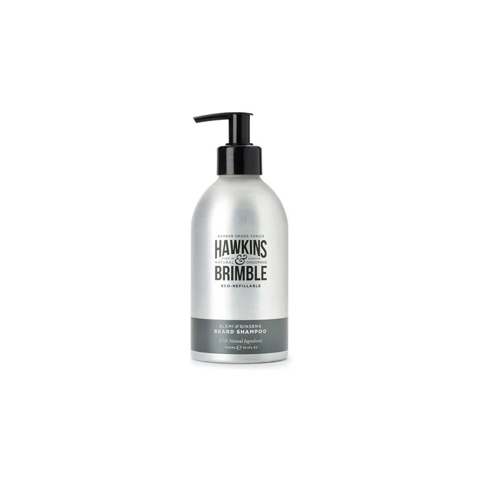 Hawkins & Brimble Beard Shampoo Eco Refillable 10.1 fl oz (300ml) For Men Naturally Fragranced