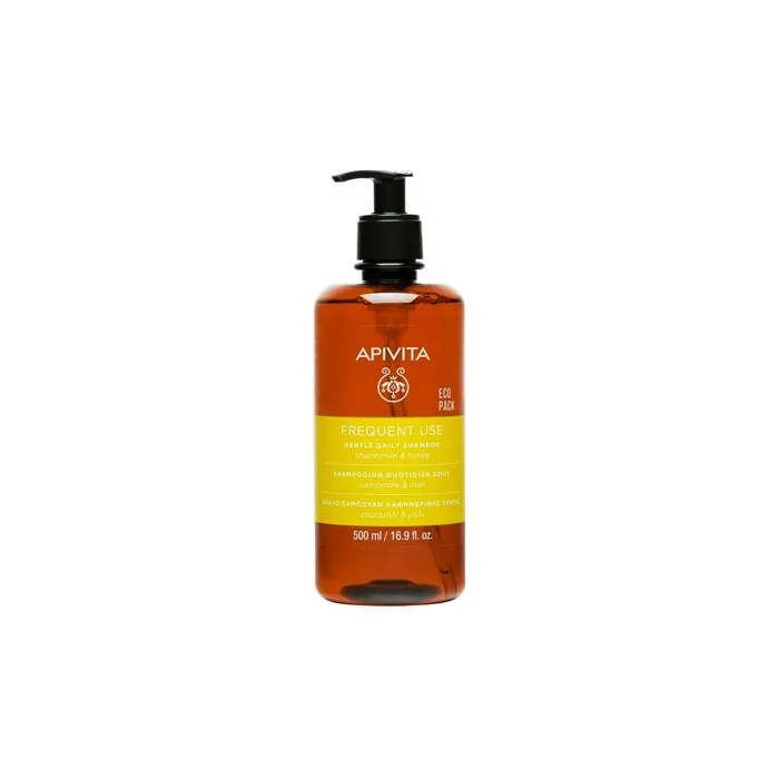 Apivita Frequent Use Shampoo Soft 500ml Gentle Formula For Everyday Use