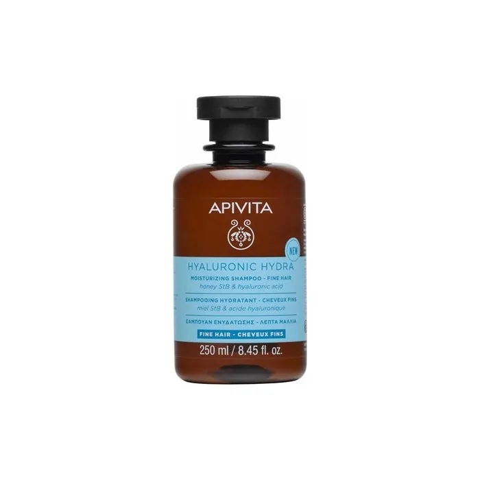 Apivita Hyaluronic Hydra Moisturizing Shampoo For Fine Hair - 250ml