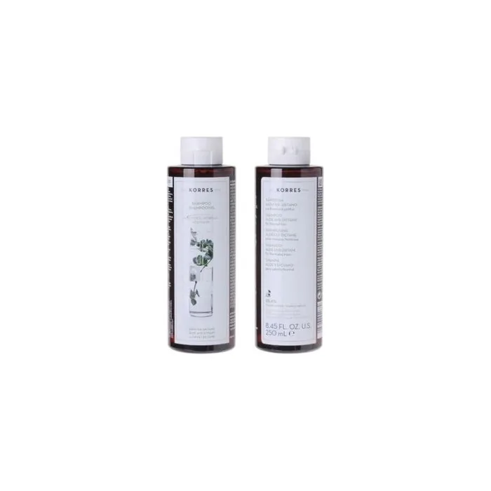 Korres Shampoo For Normal Hair With Aloe And Diktamo 2x250ml
