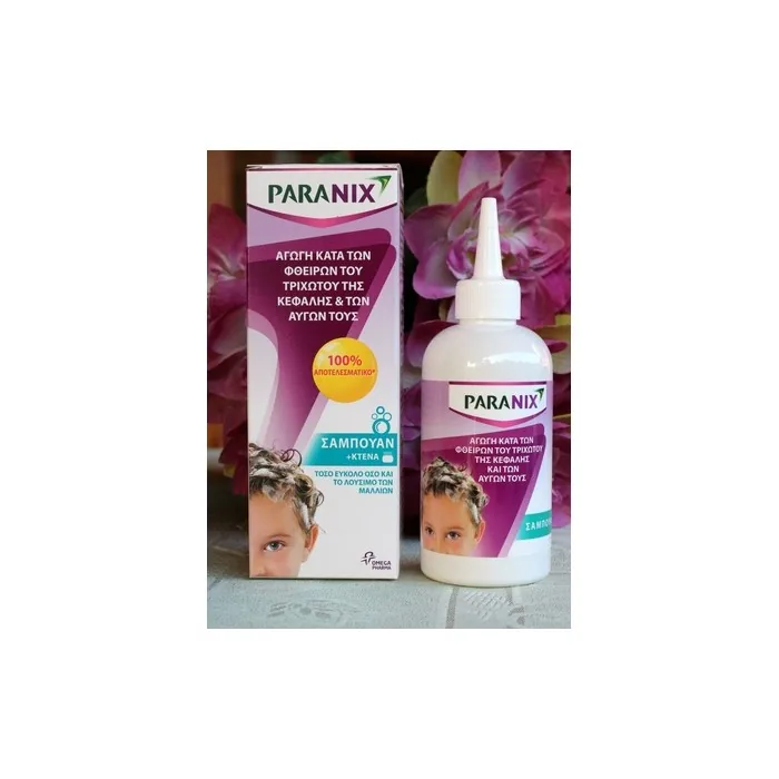 Paranix Lice Remover Shampoo 200ml with Comb