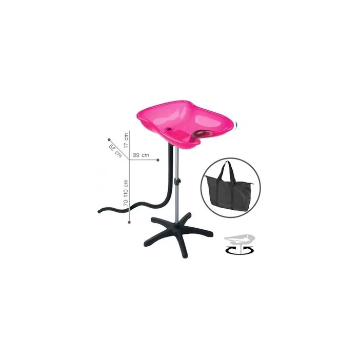 Sibel Compact Shampoo Basin Pink