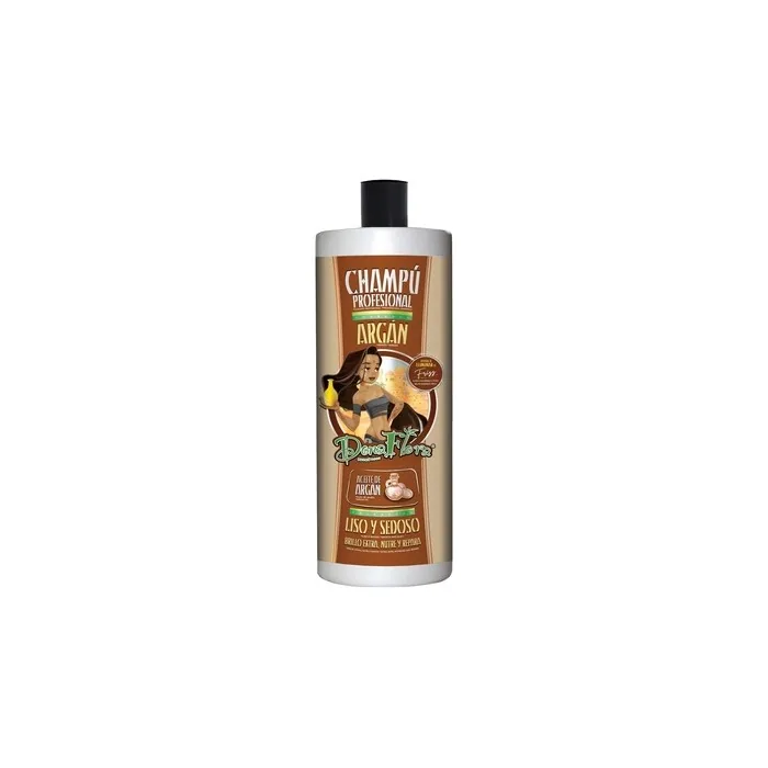 Dona Flora Smooth And Silky Argan Shampoo Intensive Moisture Soft Hair Gentle Scent Dermatologically Tested 1000ml