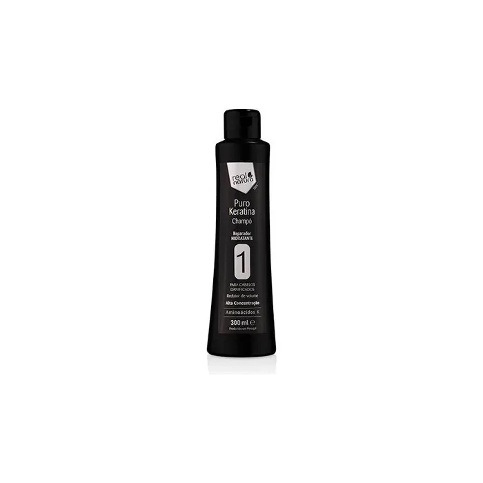 Real Natura Shampoo Without Salt Pure Keratin 300ml