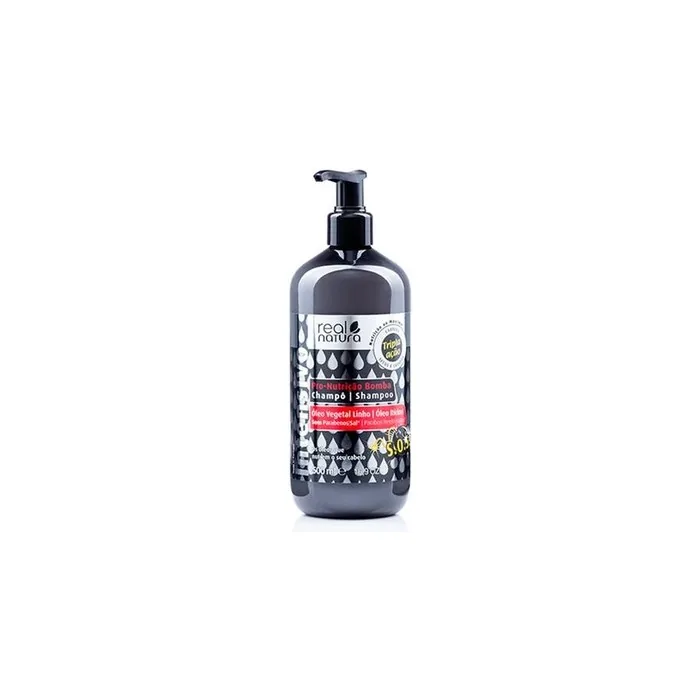 Real Natura Shampoo Without Salt Pro-Nutrition Bomb 500ml