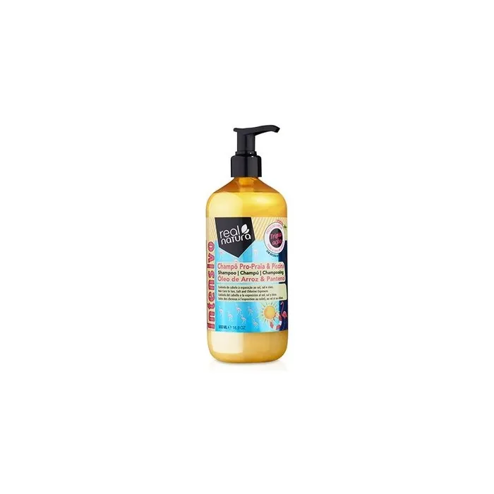 Real Natura Shampoo Without Salt For Beach & Pool 500ml