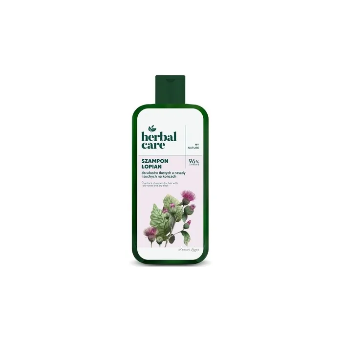Herbal Care Burdock Shampoo For Oily Roots And Dry Ends 330 Ml