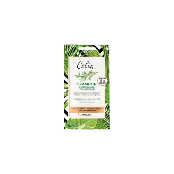Celia Regenerating and Strengthening Hair Shampoo 10ml Sachet