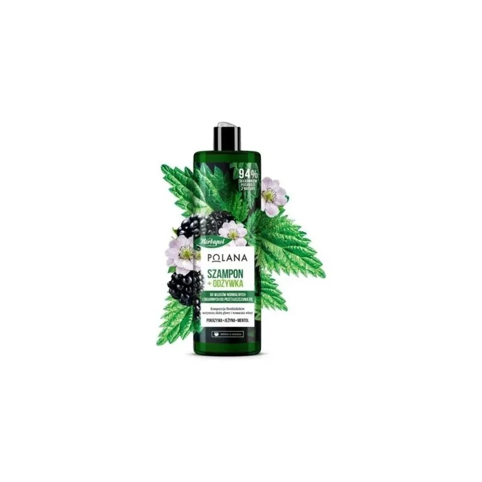 HERBAPOL Polana 2in1 Shampoo and Conditioner with Blackberry and Nettle
