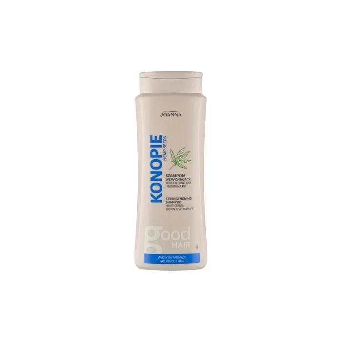 Joanna Hemp Hair Shampoo 400ml Strengthening Shampoo Against Hair Loss