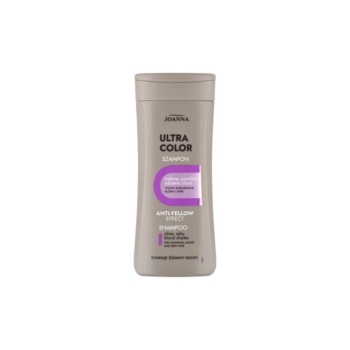 Joanna Ultra Color Silver Shampoo For Blond Lightened & Grey Hair - 200ml