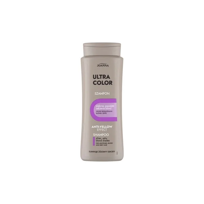 Joanna Ultra Color Silver Shampoo For Blond Lightened & Grey Hair - 400ml