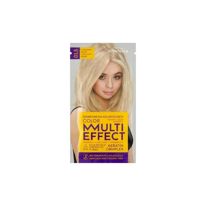 Joanna Multi Effect Shampoo Hair Color Shampoo in a Bag