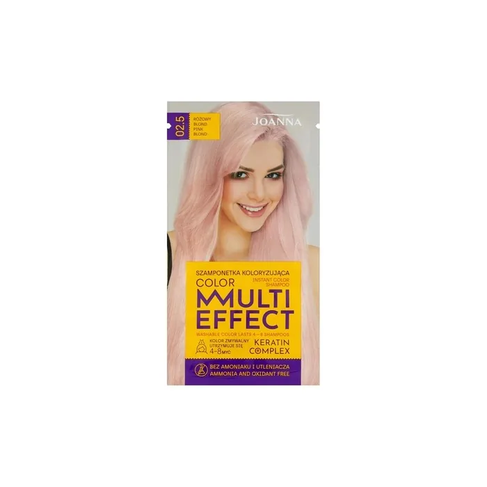 Joanna Multi Effect Shampoo Hair Color Shampoo in a Bag