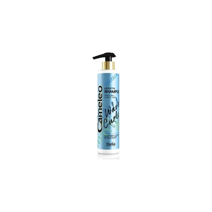 Cameleo Fale Loki Keratin Shampoo For Curly And Wavy Hair 250ml