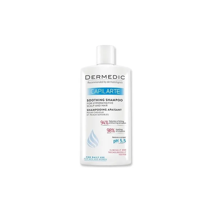 DERMEDIC CAPILARTE Soothing Shampoo for Hair and Sensitive Scalp 300ml