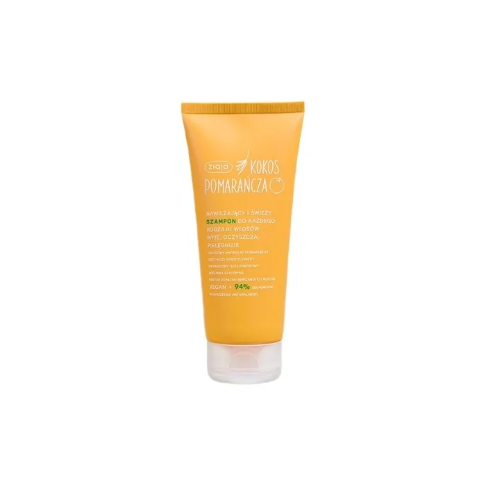 Ziaja Coconut Orange Moisturizing And Refreshing Shampoo For All Hair Types 200ml