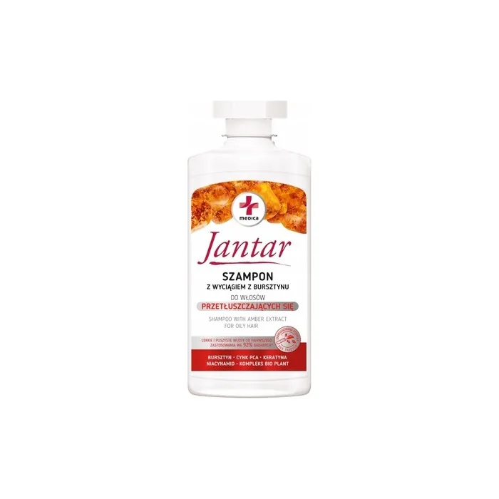 Jantar Medica Shampoo For Oily Hair With Amber Extract 330 Ml