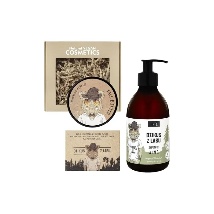 Laq Boar Set Shampoo, Butter, Soap