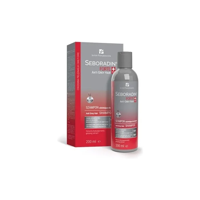 Seboradin Forte Antigray Hair Shampoo With Natural Phytopigments & Ginseng 200ml