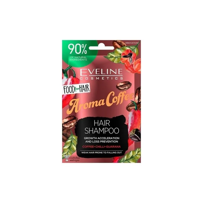 Eveline Cosmetics Food for Hair Aroma Coffee Shampoo for Weak and Brittle Hair