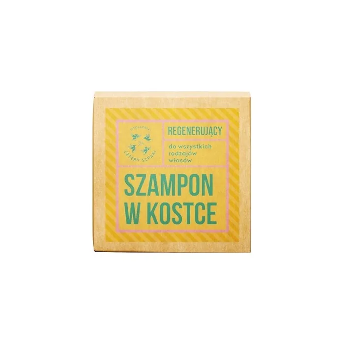 Mydlarnia Cztery Szpaki Regenerating Shampoo Bar For All Hair Types 75g