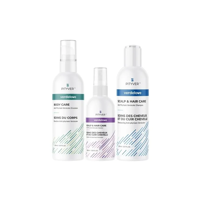 Pityverset Hair Shampoo 150ml Body Wash Liquid 100ml Body Emulsion 150ml