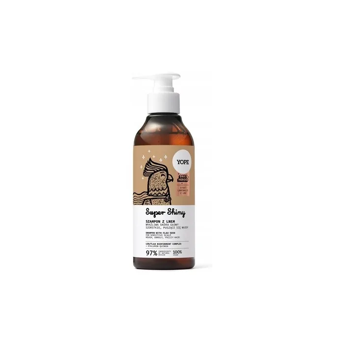 Yope Daily Heroes Super Shiny Shampoo With Flax 300ml