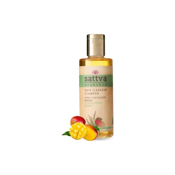 Sattva Ayurveda Hair Shampoo Mango 210ml Herbal Natural Moisturizing