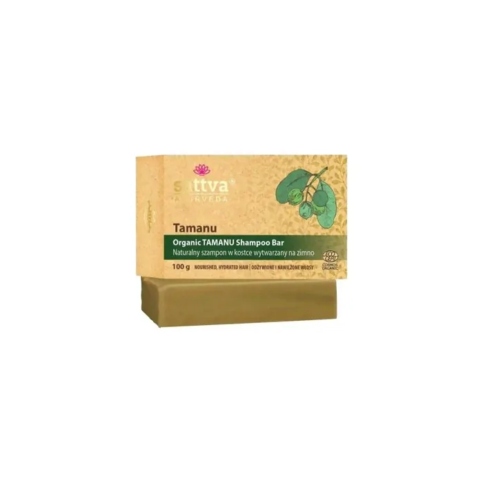Sattva Organic Tamanu Shampoo Bar 100g