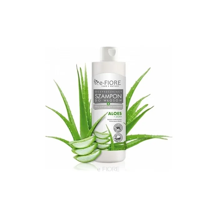 E-Fiore Cleansing Shampoo Without Sodium Lauryl Sulfate Moisturizing And Refreshing Aloe + Herbs 250 Ml