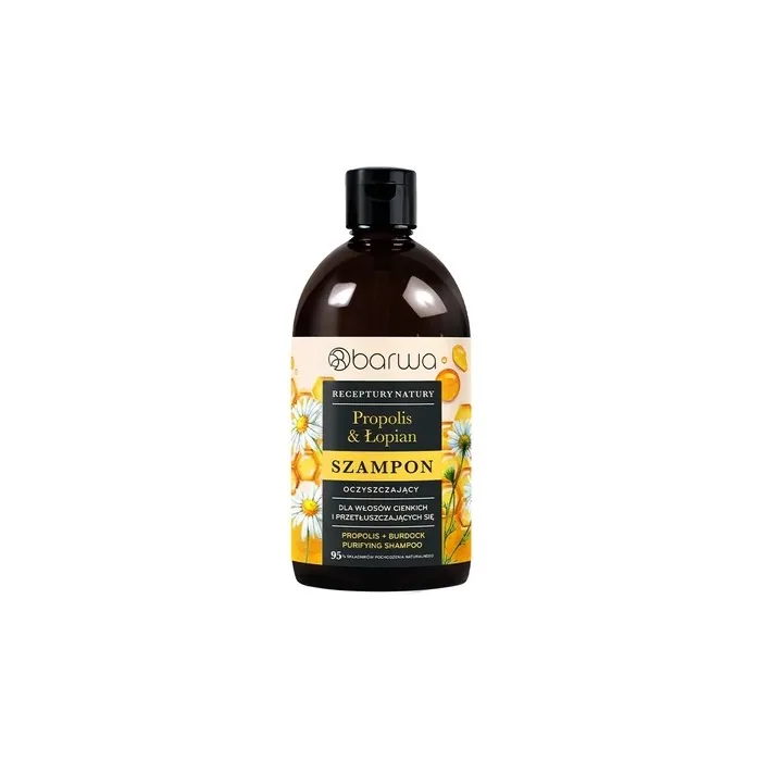 Barwa Propolis + Burdock Cleansing Shampoo For Hair 380ml