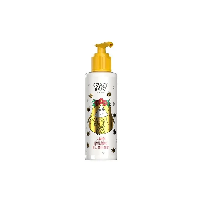 Hiskin Crazy Hair Moisturizing Shampoo With Medium Strength With Honey 300 Ml