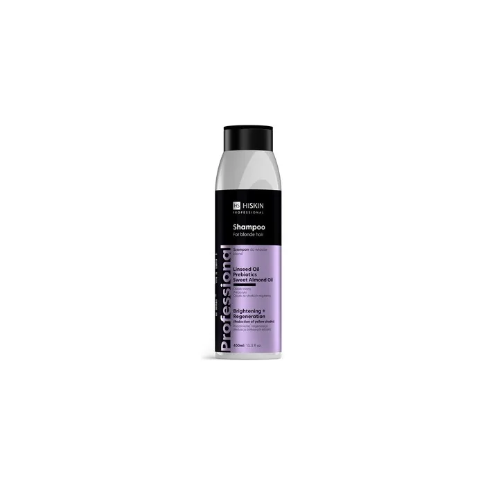 Hiskin Professional Shampoo For Blonde Hair Lightening And Regeneration 400 Ml