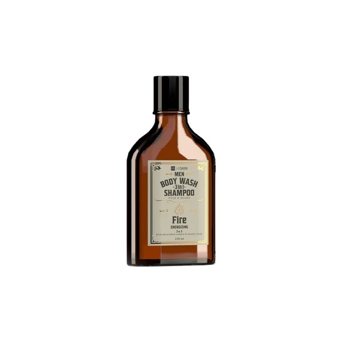 Hiskinmen Whisky 3in1 Body Wash And Shampoo For Hair And Beard Fire 330ml