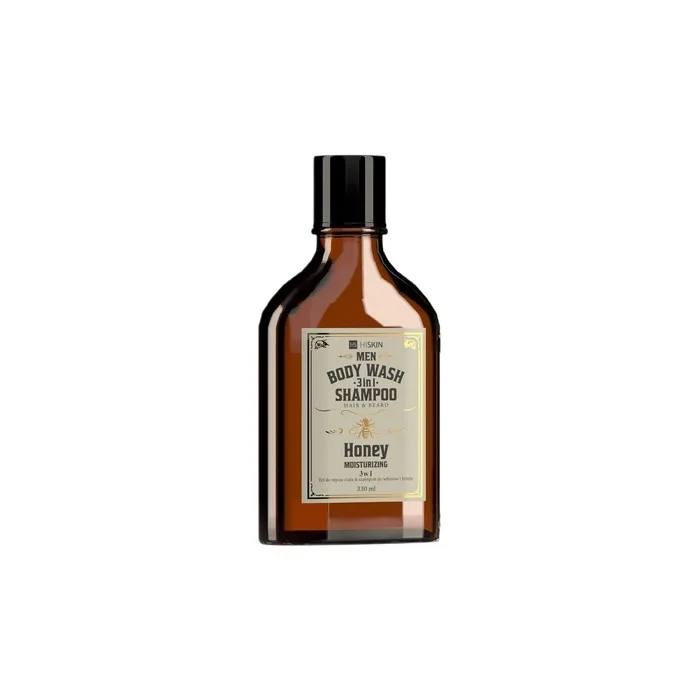 Hiskinmen Whisky 3in1 Body Wash And Shampoo For Hair And Beard Honey 330ml