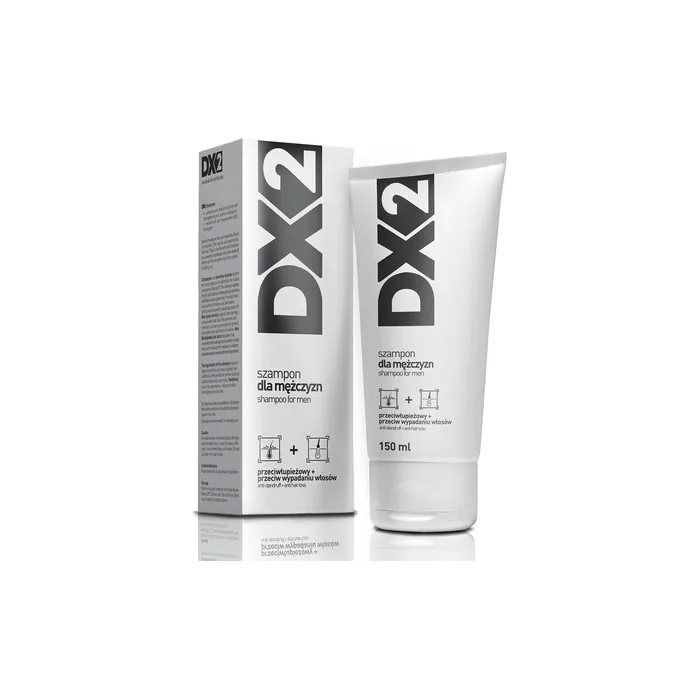 Dx2 Anti-Dandruff and Anti Hair Loss Shampoo for Men - Double Action Formula