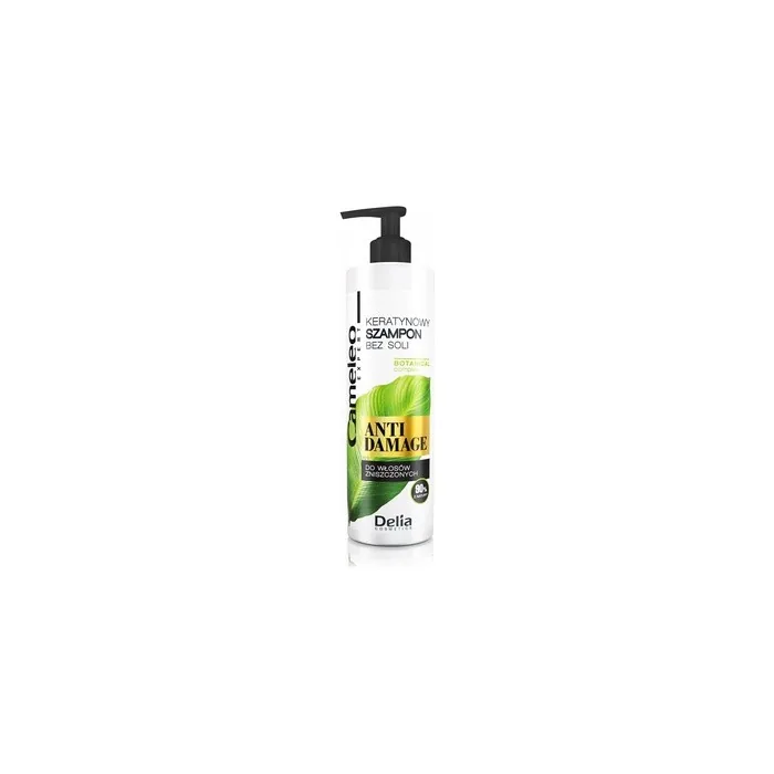 Delia Cameleo Keratin Shampoo Without Salt For Damaged Hair 400 Ml