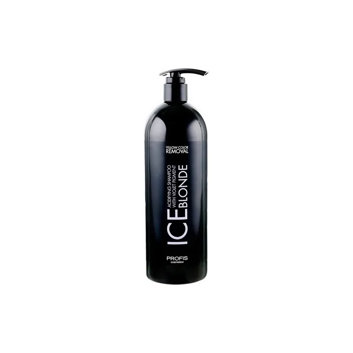 Ice Blonde Acidic Silver Shampoo with Pomegranate Extract 1 Liter with Pump