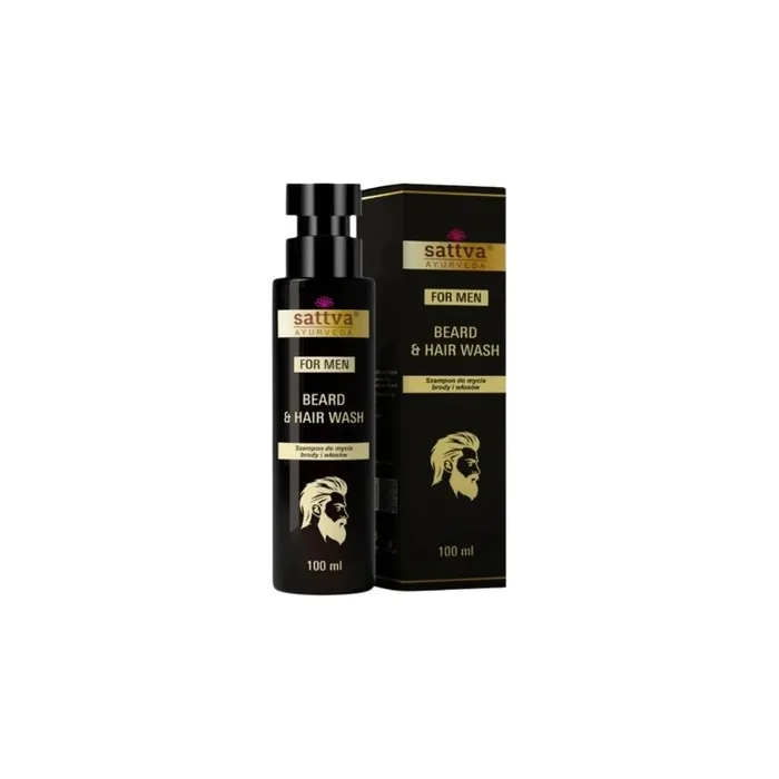 Sattva For Men Beard & Hair Wash Shampoo For Beard And Hair 100ml