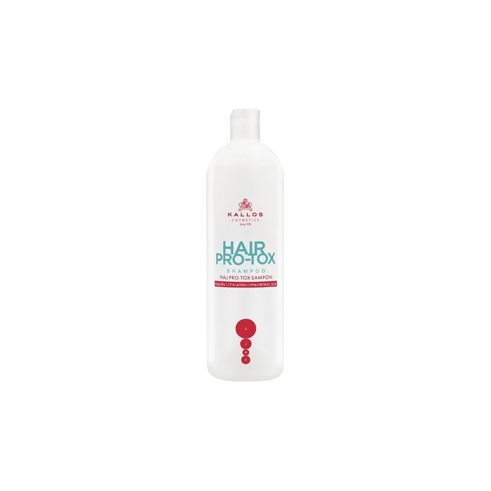 Kallos Hair Pro-Tox Shampoo With Keratin, Collagen, And Hyaluronic Acid 1000ml