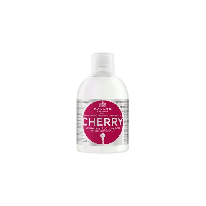 Kallos Cherry Shampoo 1 Liter Conditioning Shampoo With Cherry Seed Oil