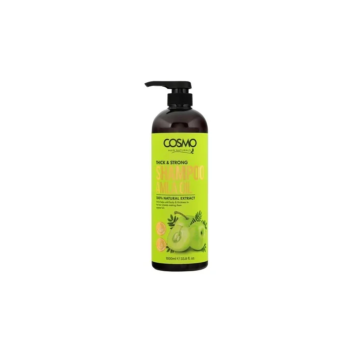 Cosmo Thick & Strong Amla Oil Shampoo 100 Natural Extract 1000ml