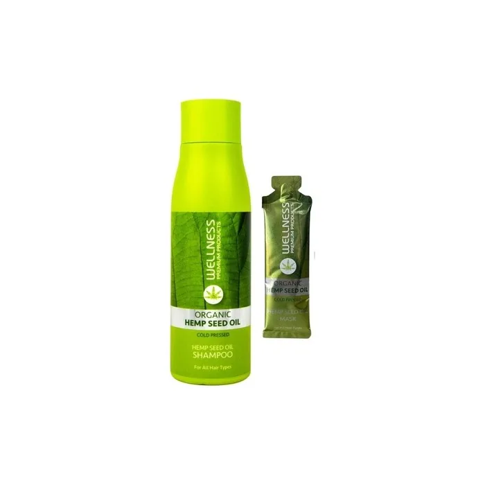 BEAUTY MADE EASY Wellness Premium Products Organic Hemp Shampoo 500ml 16.9oz