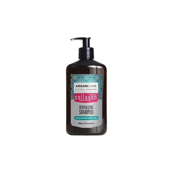 Arganicare Collagen Revitalizing Shampoo For Thin, Damaged, And Brittle Hair - 400ml