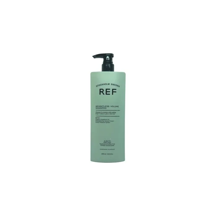 Ref Weightless Volume Shampoo 1000ml Sulfate-Free Shampoo with Natural Extracts for Fine or Thin Hair